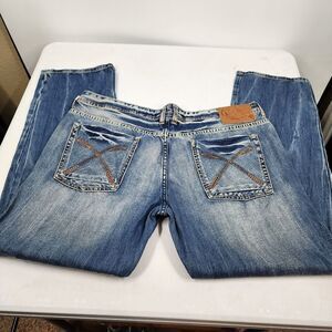 AKOO Distressed Jeans Relaxed Size 42 x 34